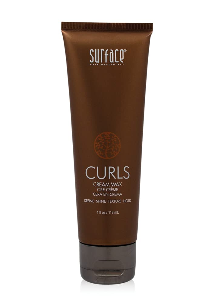 Surface Hair - Curls Cream Wax, Define And Add Shine And Texture To Curly Hair, With Cocoa And Shea Butter, 4 Fl. Oz. - Image 1